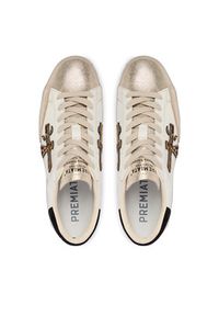 Premiata Sneakersy STEVEND VAR 7605K Biały. Kolor: biały. Materiał: skóra #6