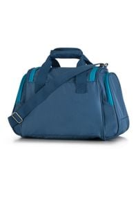 Wittchen - Mała miękka torba podróżna dwukolorowa. Kolor: niebieski. Materiał: poliester #3