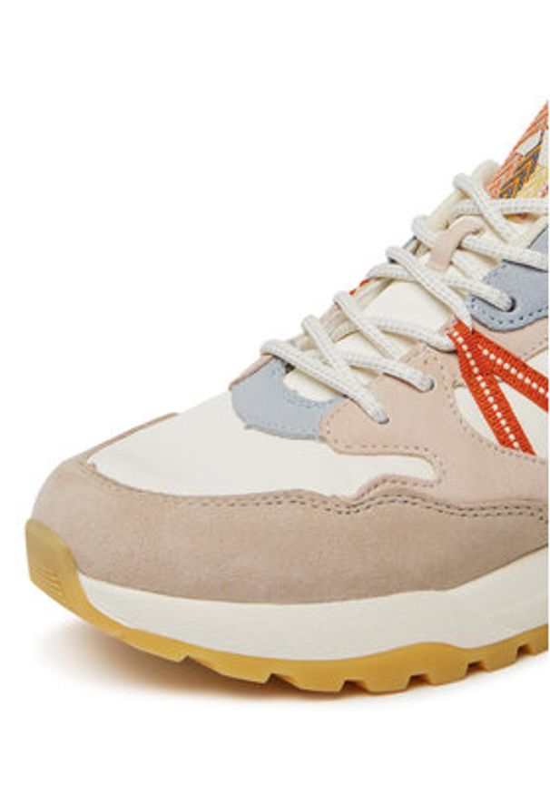 Rieker Revolution Lifestyle Sneakersy W2501-82 Beżowy. Kolor: beżowy. Materiał: materiał