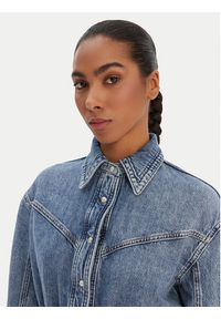 BOSS Sukienka jeansowa 50557046 Niebieski Regular Fit. Kolor: niebieski. Materiał: bawełna #3