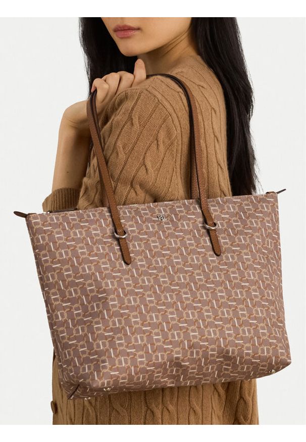 Lauren Ralph Lauren - LAUREN RALPH LAUREN Torebka 431916737039 Brązowy. Kolor: brązowy