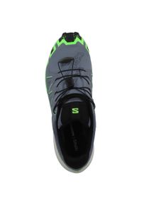 salomon - Buty do biegania męskie Salomon Speedcross 6 Gtx. Kolor: biały, zielony, szary, wielokolorowy. Materiał: materiał, syntetyk. Szerokość cholewki: normalna. Model: Salomon Speedcross
