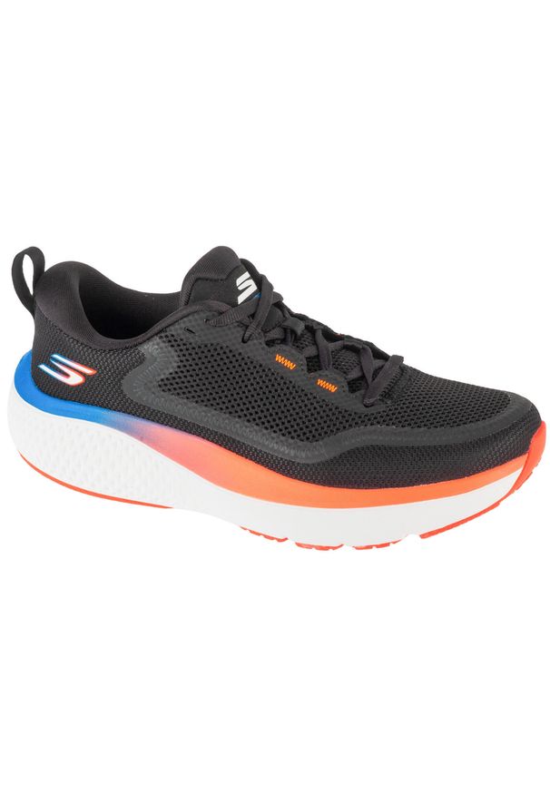 skechers - Buty do biegania męskie, Go Run Ride 12. Kolor: czarny. Model: Skechers Sport. Sport: bieganie, turystyka piesza