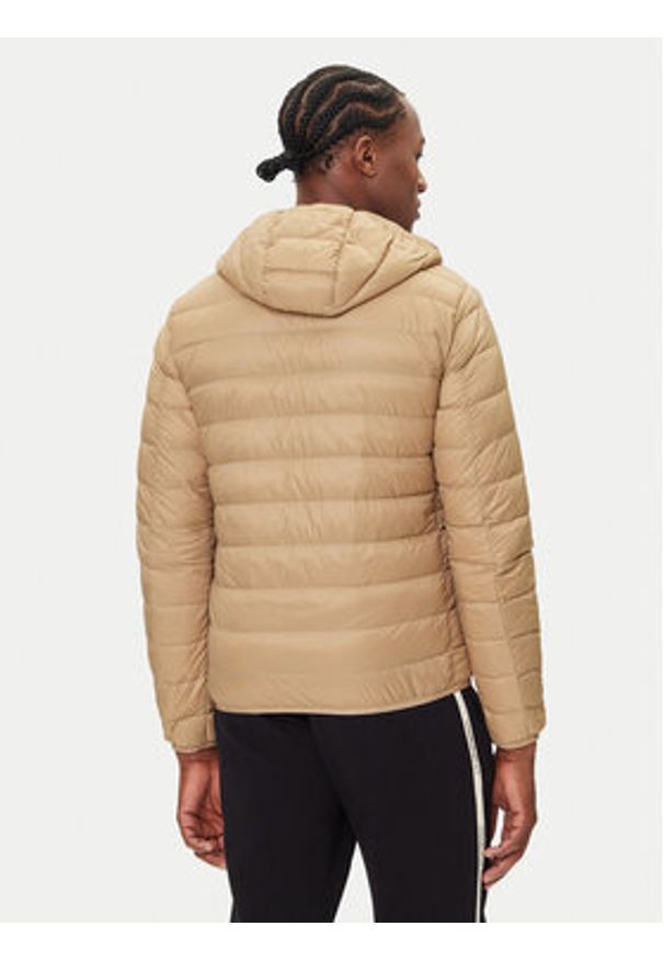 EA7 Emporio Armani Kurtka puchowa 8NPB24 PNGPZ U6171 Beżowy Regular Fit. Kolor: beżowy. Materiał: syntetyk