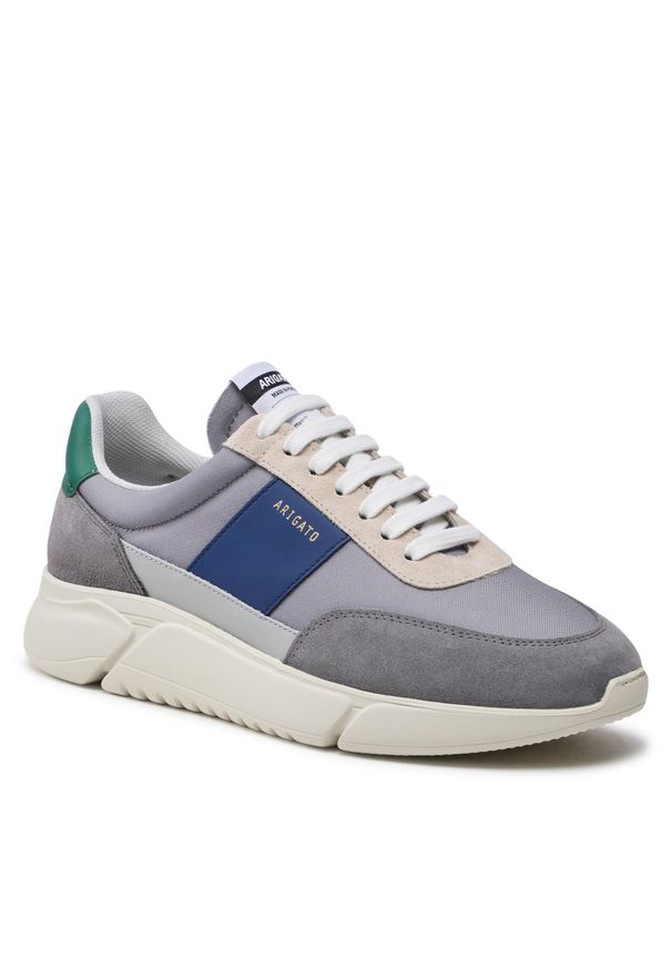 Sneakersy Axel Arigato Genesis Vintage Runner F1101001 Grey/Navy. Kolor: szary. Materiał: materiał. Styl: vintage