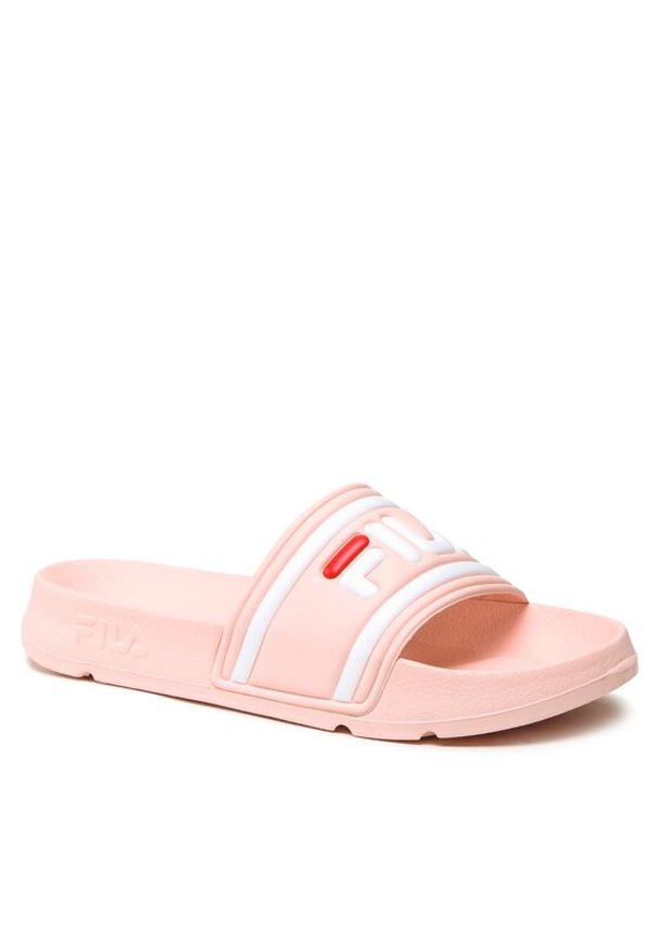 Fila Klapki Morro Bay Slipper Teens FFT0028.40063 Różowy. Kolor: różowy. Materiał: skóra