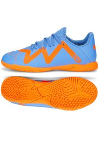 Buty Puma Future Play It Jr 107204 01 niebieskie niebieskie. Zapięcie: sznurówki. Kolor: niebieski. Materiał: syntetyk. Szerokość cholewki: normalna. Sport: piłka nożna #2