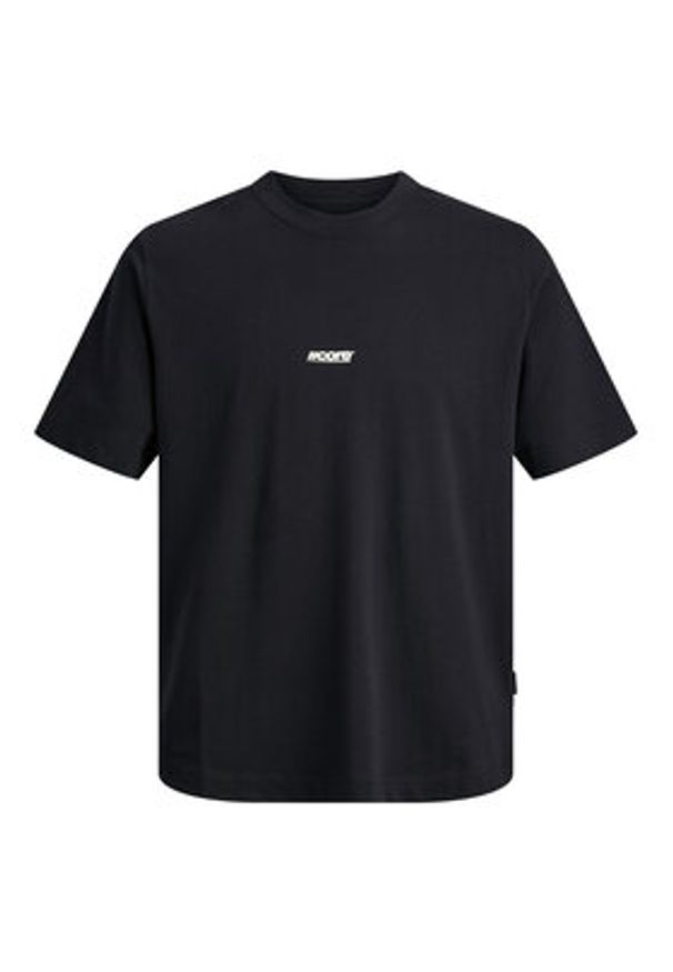 Jack & Jones T-Shirt Club 12289842 Czarny Relaxed Fit. Kolor: czarny. Materiał: bawełna