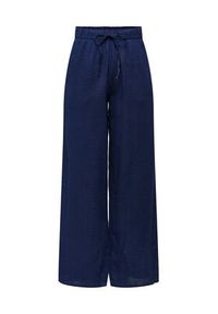 only - ONLY Spodnie materiałowe Leoni 15367285 Granatowy Regular Fit. Kolor: niebieski. Materiał: bawełna #4