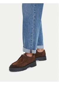Badura Oxfordy C-AVERI-26298LM Brązowy. Kolor: brązowy. Materiał: zamsz, skóra #3
