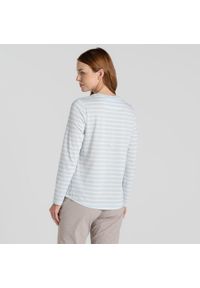 CRAGHOPPERS - Longsleeve damski Craghoppers NosiLife Akona LS Top. Kolor: niebieski. Długość rękawa: długi rękaw. Sport: turystyka piesza