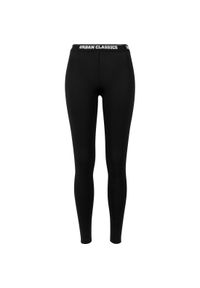 Urban Classics - Damskie klasyczne legginsy miejskie. Kolor: czarny #1