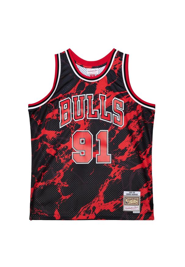 Mitchell & Ness - Koszulka Nba Chicago Bulls Dennis Rodman. Kolor: czarny. Sport: koszykówka