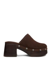 Klapki Guess Jeans. Kolor: brązowy #1