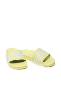 Adidas - adidas Klapki Adilette H03200 Żółty. Kolor: żółty. Materiał: skóra #6
