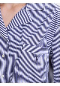 Polo Ralph Lauren Piżama 4P8004 Niebieski Relaxed Fit. Kolor: niebieski. Materiał: bawełna