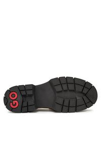 Hugo - HUGO Loafersy 50541731 Beżowy. Kolor: beżowy. Materiał: zamsz, skóra #3