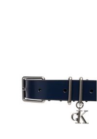 Calvin Klein Pasek Damski LV04F7086G Granatowy. Kolor: niebieski. Materiał: skóra #2