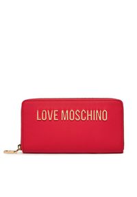 Love Moschino - Duży Portfel Damski LOVE MOSCHINO. Kolor: czerwony #1