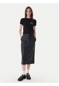 Karl Lagerfeld Jeans T-Shirt A1W17004 Czarny Slim Fit. Kolor: czarny. Materiał: bawełna #3