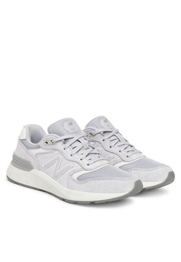 New Balance Sneakersy WW880BA7 Szary. Kolor: szary. Materiał: skóra, zamsz