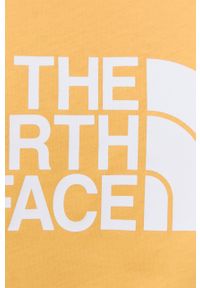 The North Face - Top. Okazja: na co dzień. Kolor: żółty. Materiał: dzianina. Wzór: nadruk. Styl: casual #5