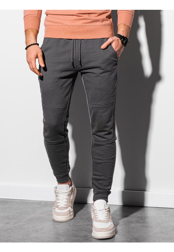 Szare spodnie Ombre Clothing