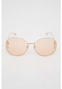 Gucci okulary przeciwsłoneczne GG1206SA damskie kolor złoty. Kształt: okrągłe. Kolor: złoty #4