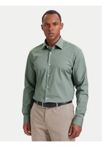 BOSS Koszula 50473265 Zielony jasny Regular Fit. Kolor: zielony. Materiał: bawełna #1