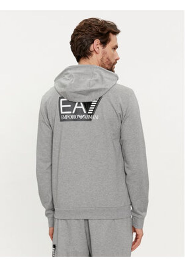 EA7 Emporio Armani Bluza 3DPM53 PJ05Z 3905 Szary Regular Fit. Kolor: szary. Materiał: bawełna