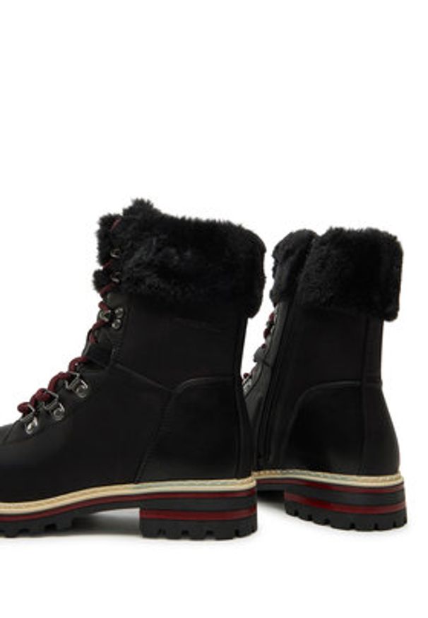 Kimberfeel Trapery Pixie Czarny. Kolor: czarny. Materiał: skóra