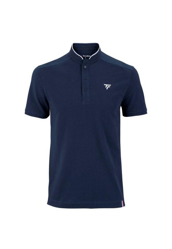 TECNIFIBRE - Koszulka tenisowa męska z krótkim rękawem Tecnifibre Polo Pique. Typ kołnierza: polo. Kolor: niebieski, wielokolorowy, biały. Długość rękawa: krótki rękaw. Długość: krótkie. Sport: tenis