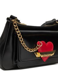 Love Moschino - LOVE MOSCHINO Torebka JC4140PP1LLM1000 Czarny. Kolor: czarny. Materiał: skórzane #2