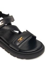 Elisabetta Franchi Sandały F4A2-E0586-1733 Czarny. Kolor: czarny. Materiał: skóra #3