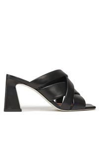 Pollini Klapki SA28117C1ITE0000 Czarny. Kolor: czarny. Materiał: skóra #1