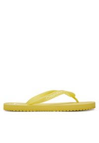 Calvin Klein Jeans Japonki Beach Sandal Transparent Tpu YW0YW01829 Żółty. Kolor: żółty