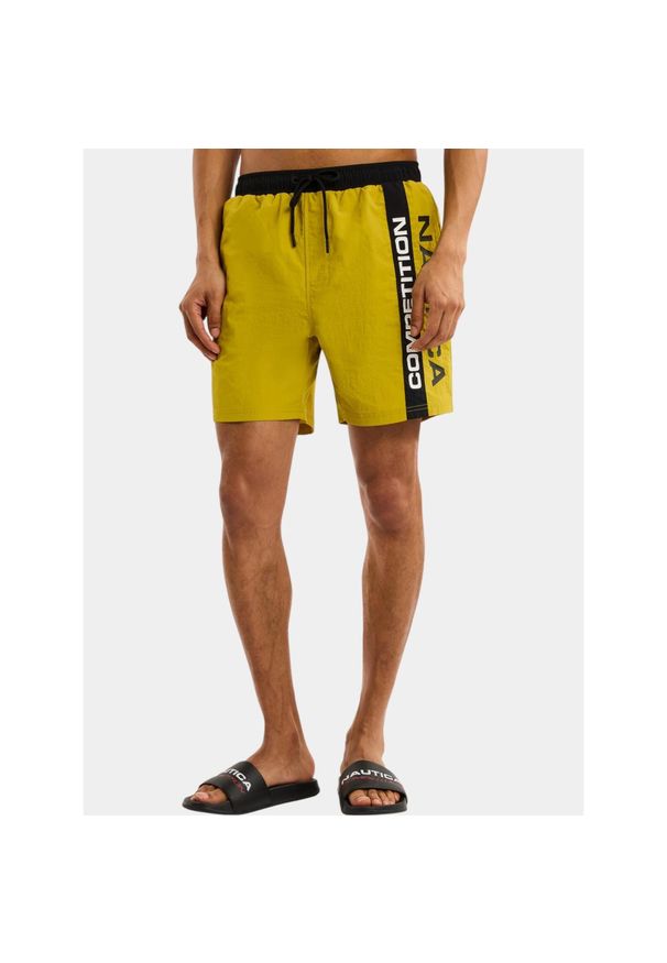 Szorty Męskie Nautica Ongar 6". Kolor: zielony. Materiał: materiał