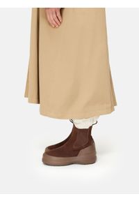 Moon Boot LUNA CHELSEA SUEDE Sztyblety damskie. Kolor: brązowy #4