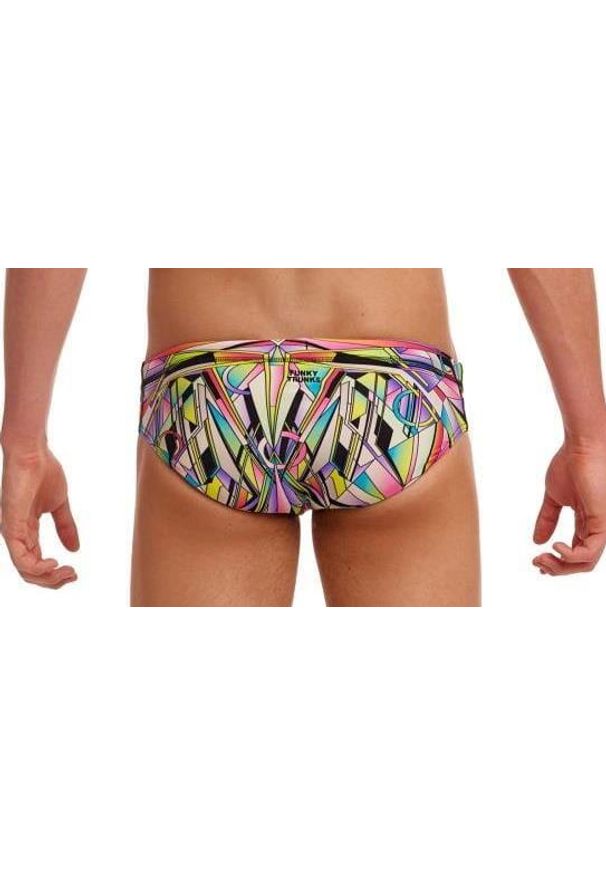 FUNKY TRUNKS - Kąpielówki męskie Funky Trunks Scissor Kick - slipy. Kolor: wielokolorowy
