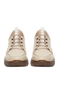 Rieker Sneakersy N1357-60 Beżowy. Kolor: beżowy. Materiał: skóra #4