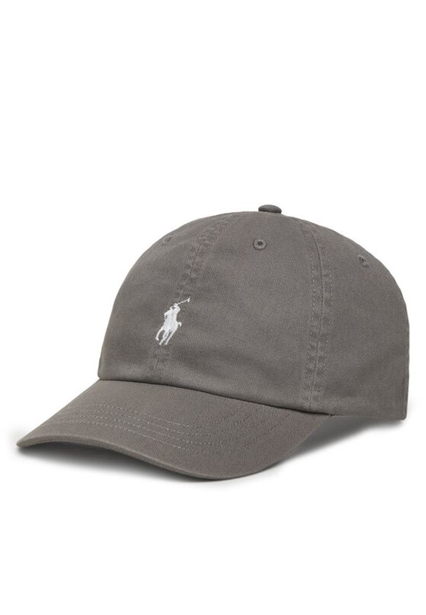 Polo Ralph Lauren Czapka z daszkiem 211912843017 Szary. Kolor: szary. Materiał: materiał, bawełna