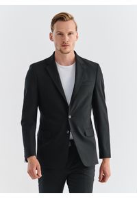 Pako Lorente - PAKO LORENTE – Marynarka garniturowa w kolorze czarnym. Kolor: czarny. Materiał: wełna. Styl: klasyczny