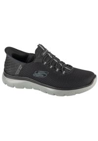 skechers - Buty sportowe Sneakersy męskie, Slip-Ins Summits - High Range. Kolor: czarny. Sport: turystyka piesza #1