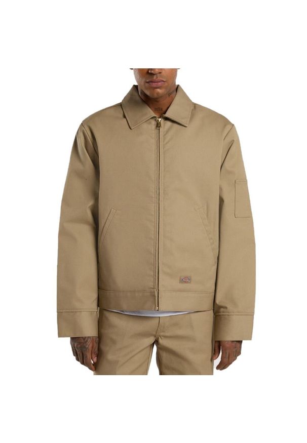 Kurtka Dickies Model Lined Eisenhower Kolor Beżowy. Kolor: beżowy. Materiał: tkanina