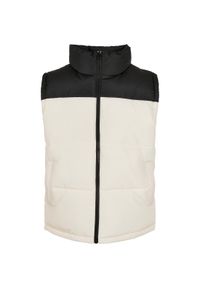 Kurtka Urban Classics block puffer. Kolor: czarny, biały, wielokolorowy. Materiał: puch #1