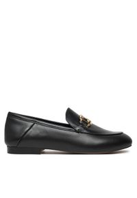 Guess Loafersy FLPMAR LEA14 Czarny. Kolor: czarny. Materiał: skóra