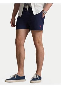 Polo Ralph Lauren Szorty kąpielowe 710B16721004 Granatowy Slim Fit. Kolor: niebieski. Materiał: syntetyk #1