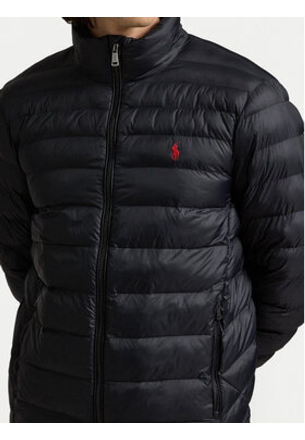 Polo Ralph Lauren Kurtka przejściowa 710940238002 Czarny Regular Fit. Typ kołnierza: polo. Kolor: czarny. Materiał: syntetyk