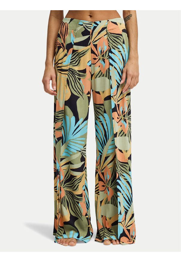 Billabong Spodnie materiałowe Split Spirit EBJNP00127 Kolorowy Regular Fit. Materiał: wiskoza. Wzór: kolorowy