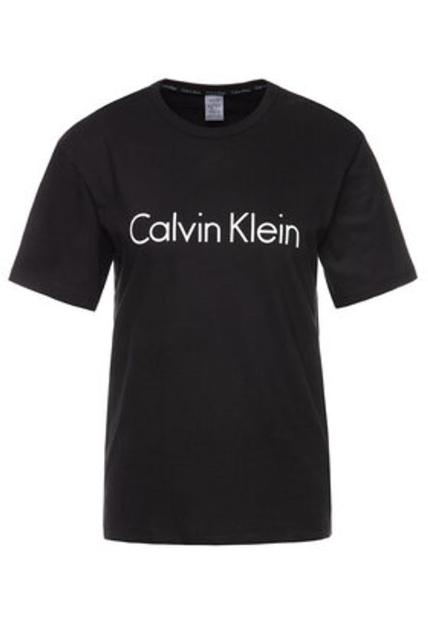 Calvin Klein Underwear T-Shirt 000QS61105E Czarny Regular Fit. Kolor: czarny. Materiał: bawełna